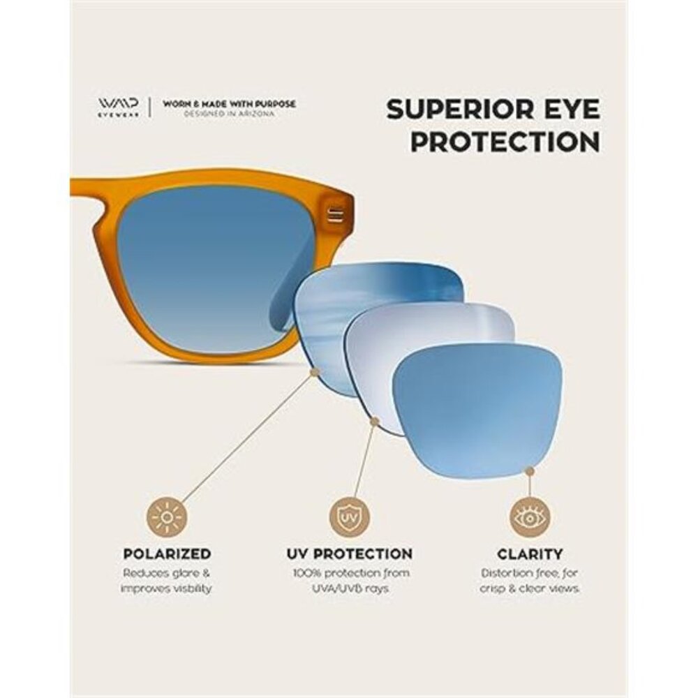 Polarized Retro Large Rectangular Mens Sunglasses… - image 4